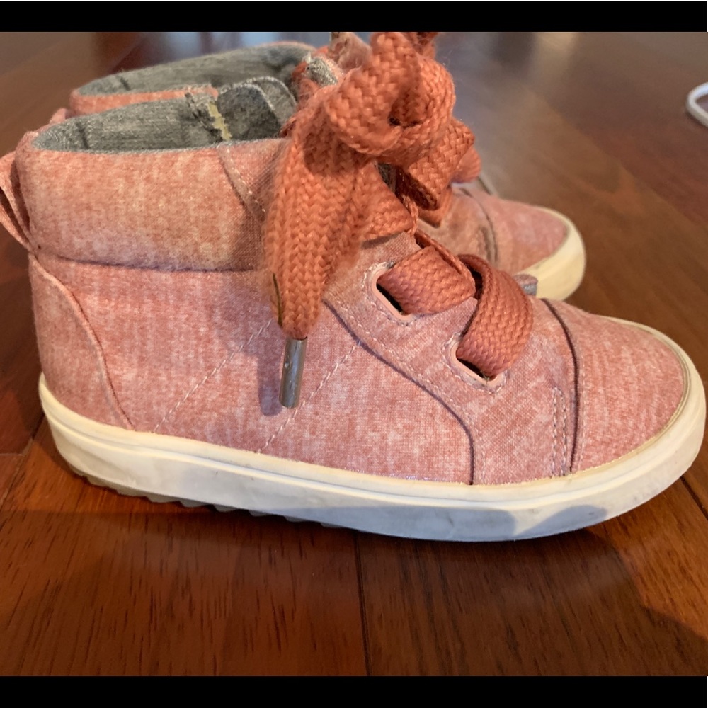 Pink High Top Sneakers